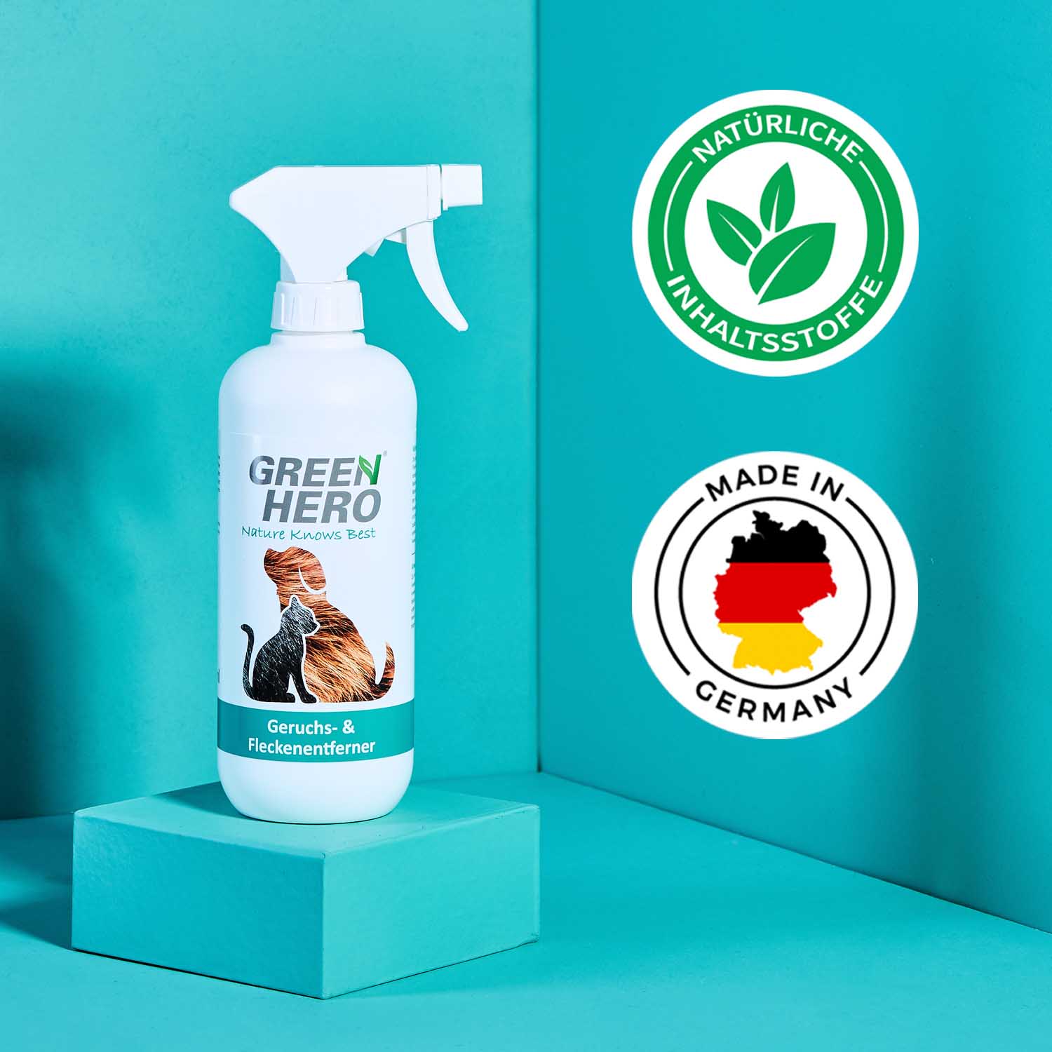 Green Hero Geruchsentferner und Fleckenentferner