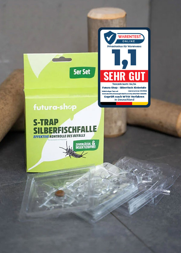 Silberfischfalle | Silberfischchen Falle | Silberfische fangen mit der S-Trap