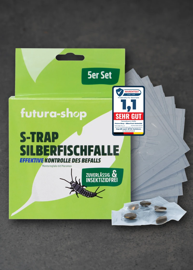 Silberfischfalle | Silberfischchen Falle | Silberfische fangen mit der S-Trap