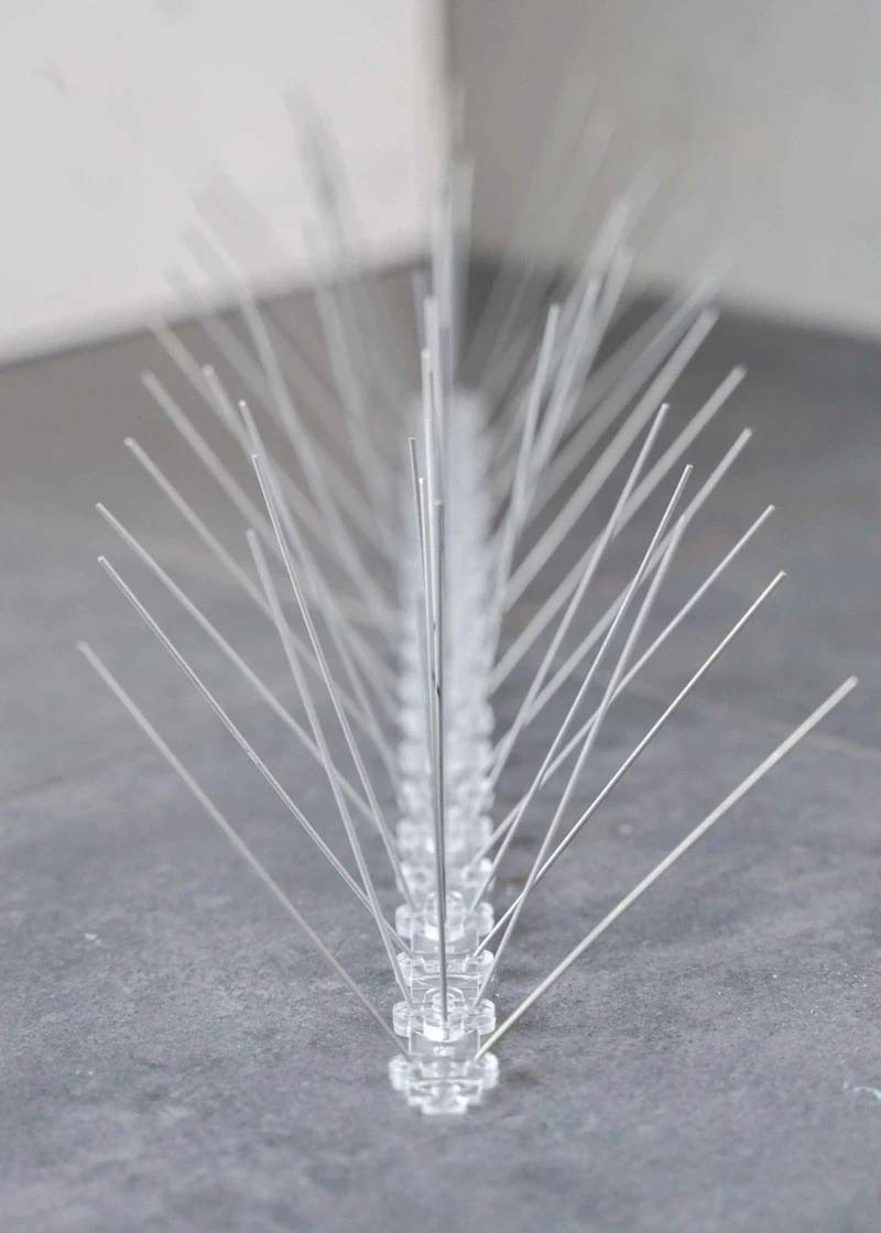 Taubenabwehr Spikes | Polycarbonat | 1 Meter | 2 x 0,5 Meter